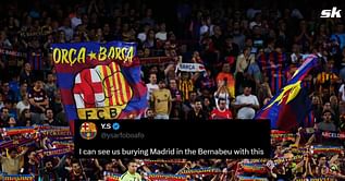 "Can see us burying Madrid in the Bernabeu with this," "Dope" - Fans react as Barcelona unveil away kit for 2024/25 season