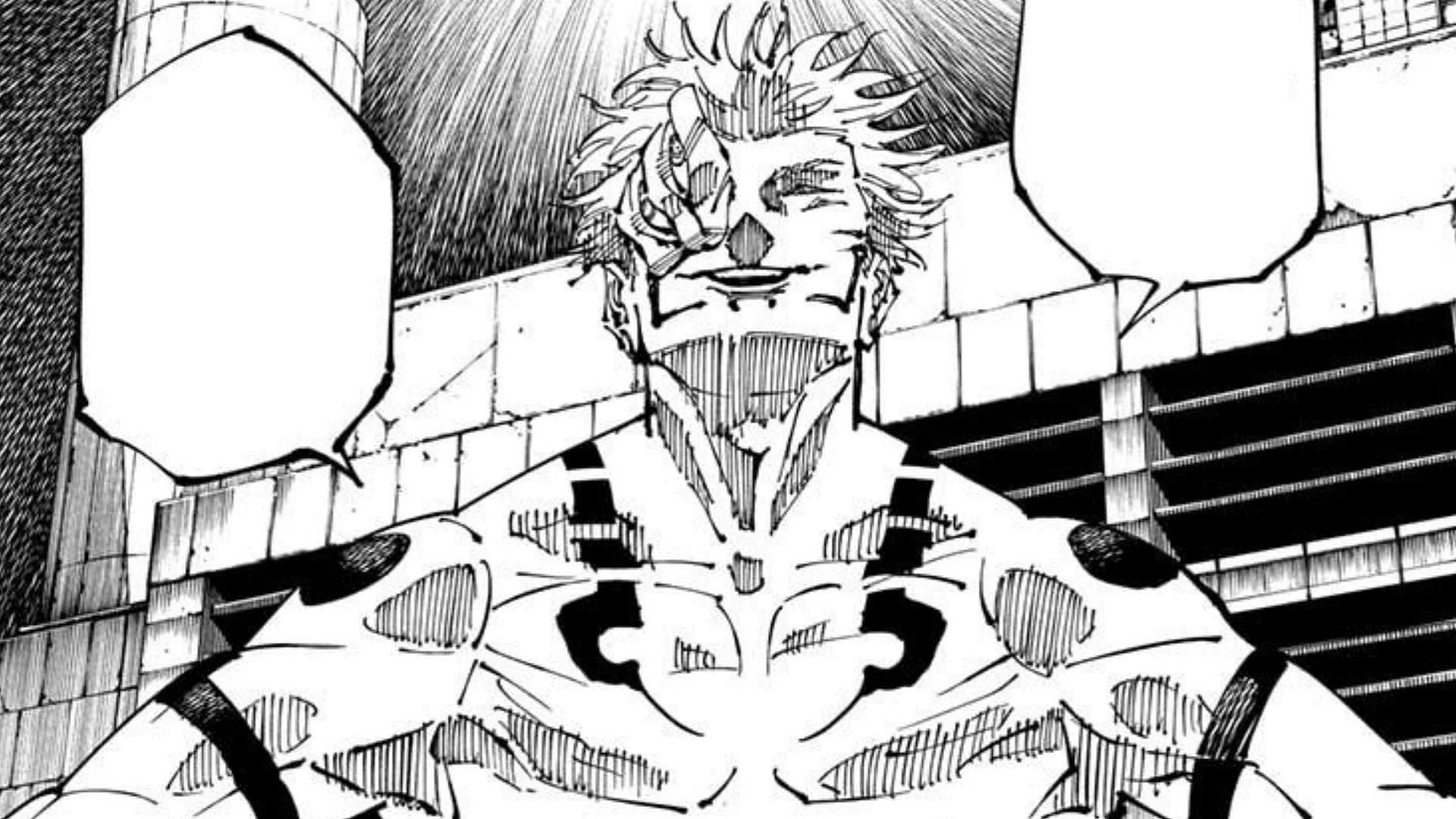 Ryomen Sukuna as shown in the manga (Image via Shueisha)