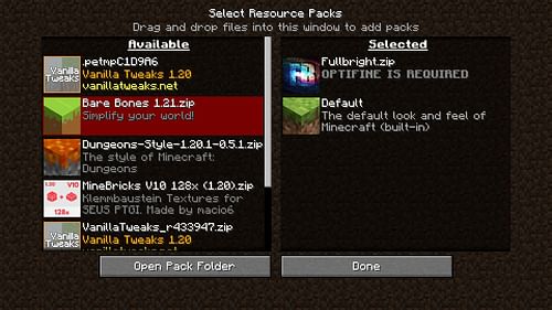 Resource pack to make caves brighter (Image via Mojang)