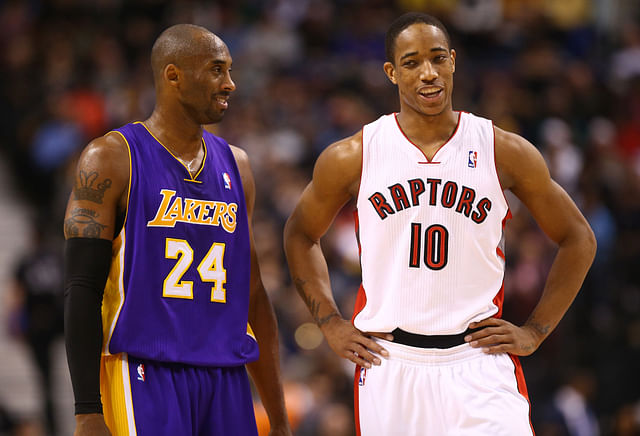 DeMar DeRozan grew up as a Kobe Bryant fan. (Photo: IMAGN)