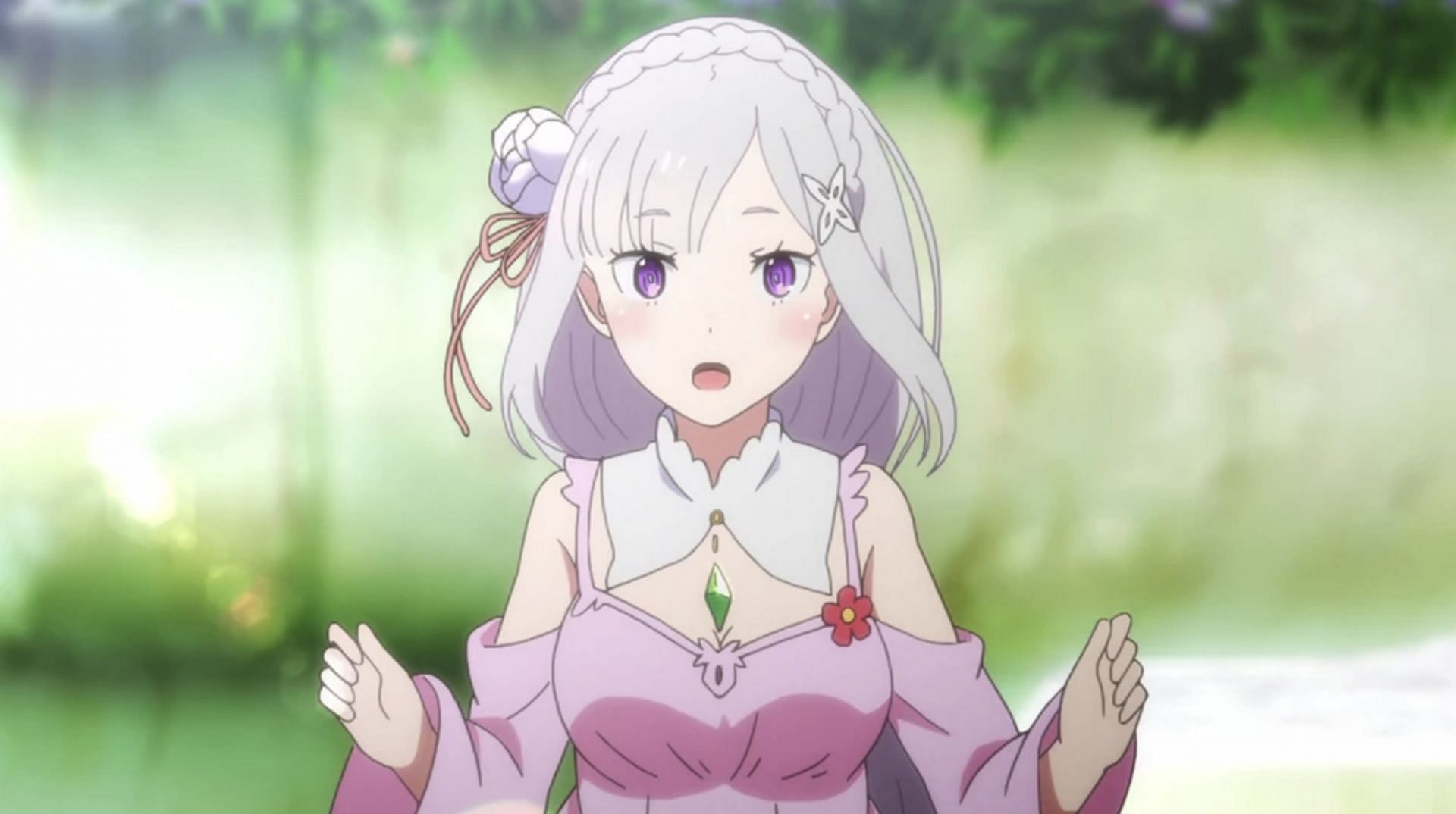 Emilia as seen in anime (Image via White Fox)