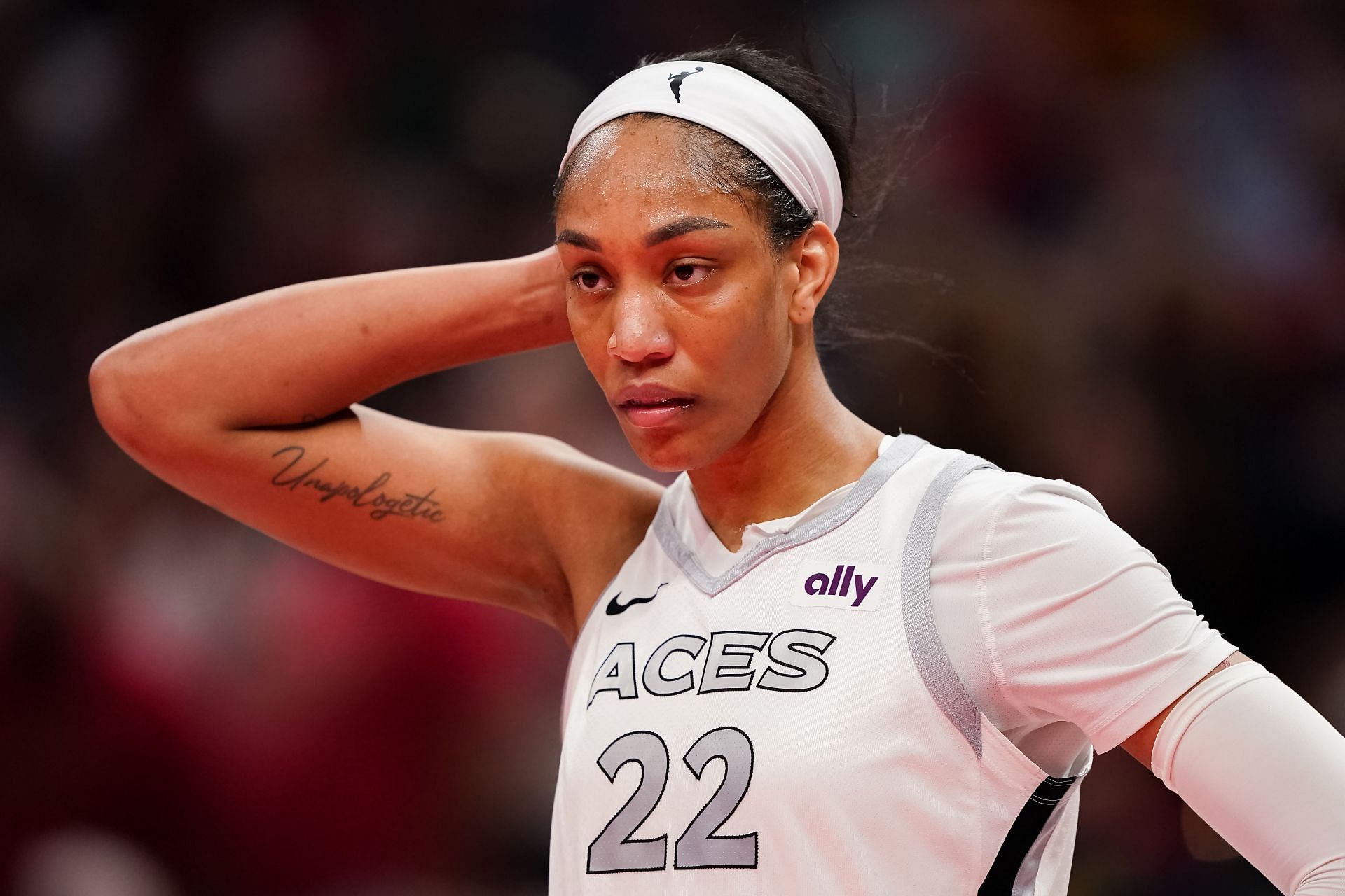 Las Vegas Aces forward A&#039;ja Wilson - Source: Getty