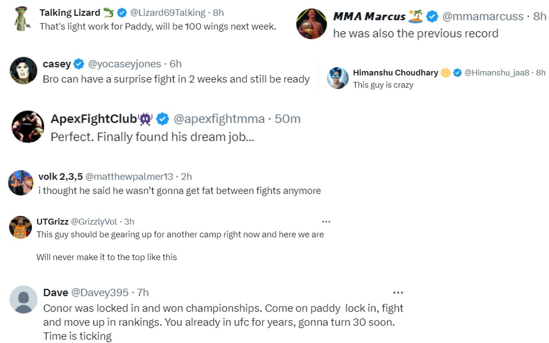 Screenshot of fan reactions to Championship Rounds&#039; post on X