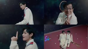 “This collab will definitely be one for the history books!”— Fans go berserk over SimInvest's new ad featuring BTS' Taehyung and Jackie Chan