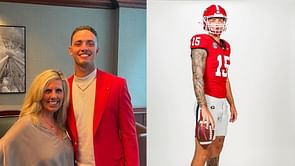 Georgia QB Carson Beck's mom beams with pride following Bulldogs' massive win: "Was smiling from ear to ear"