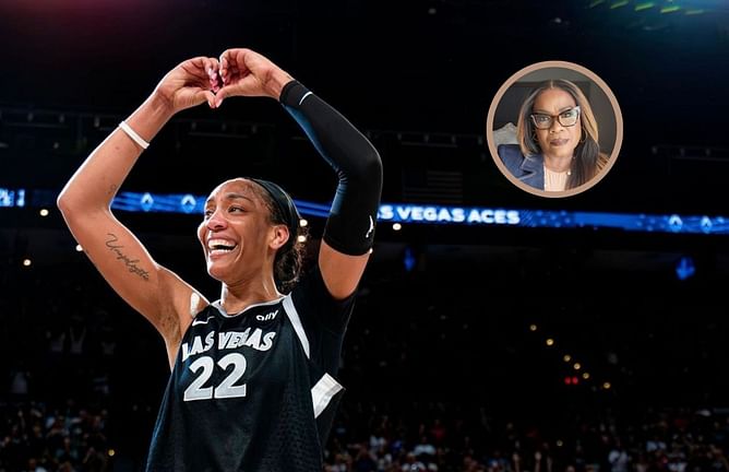 Sheryl Swoopes throws A'ja Wilson in GOAT debate after Aces center's 1,000-point season milestone: "Hell of a player"