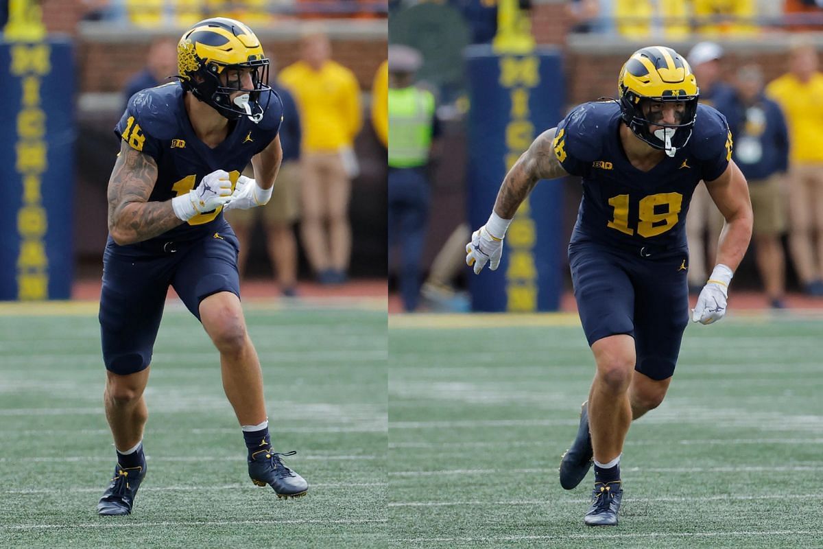 Is Colston Loveland playing today? Michigan TE