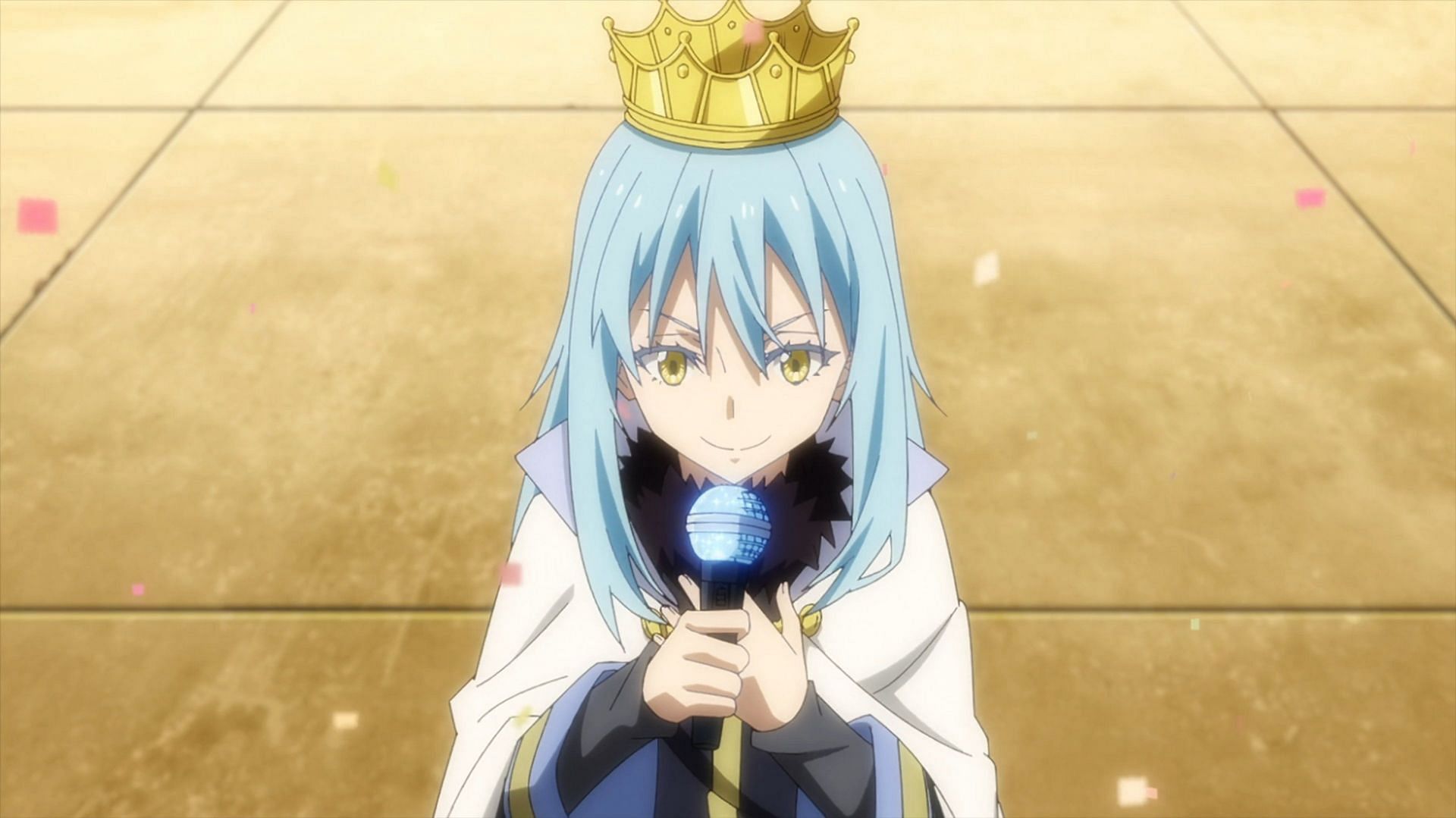 Rimuru delivers his final speech at the festival (Image via 8Bit)