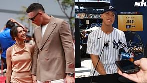 Aaron Judge credits wife Samantha for unwavering support in 'every step of the way' following Yankees' AL East Championship win