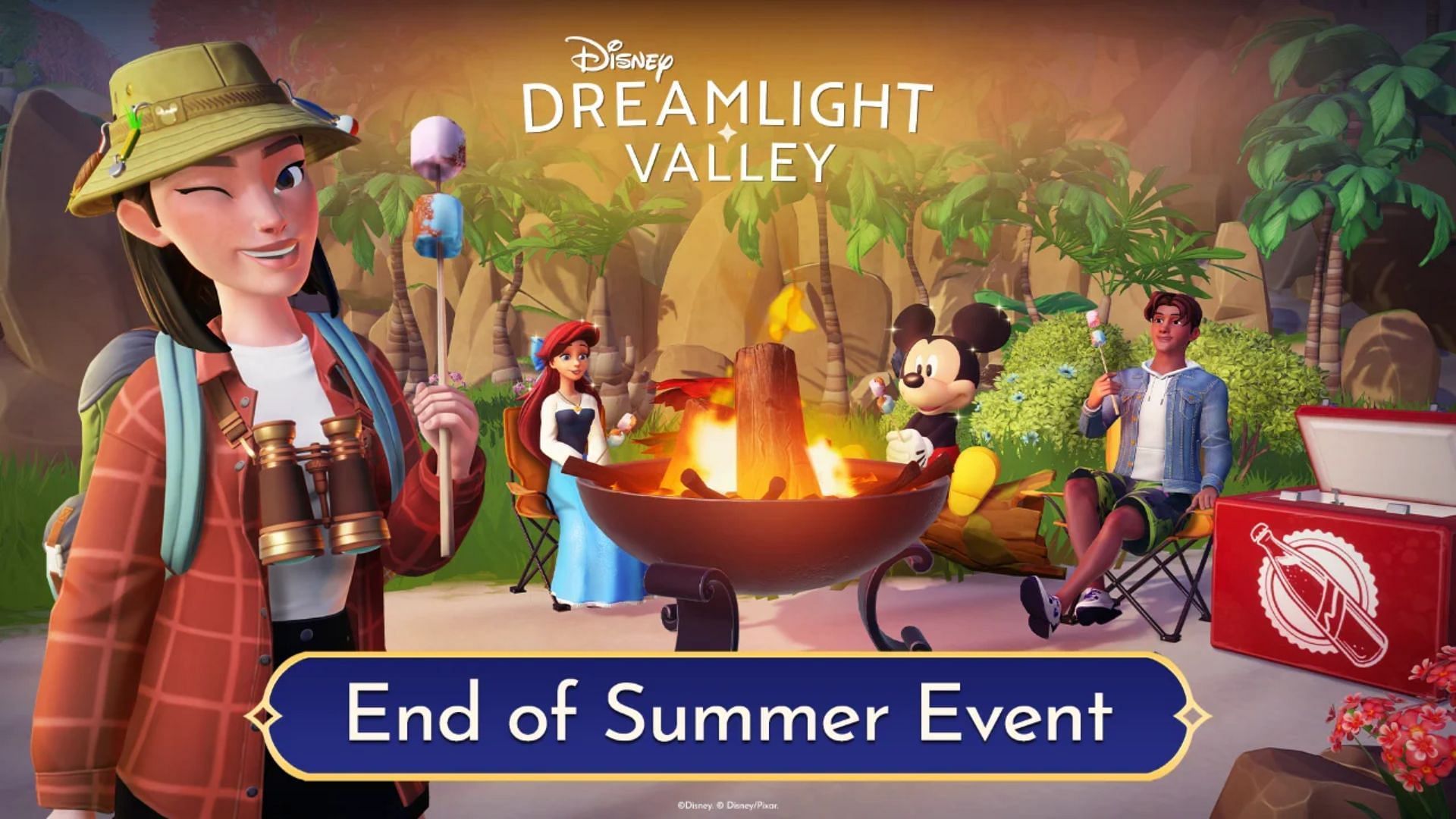 End of Summer is a limited-time event in Disney Dreamlight Valley (Image via Gameloft)