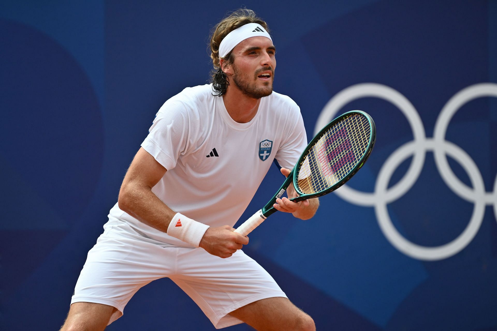 Stefanos Tsitsipas at the Paris Olympics 2024. (Photo: Getty)