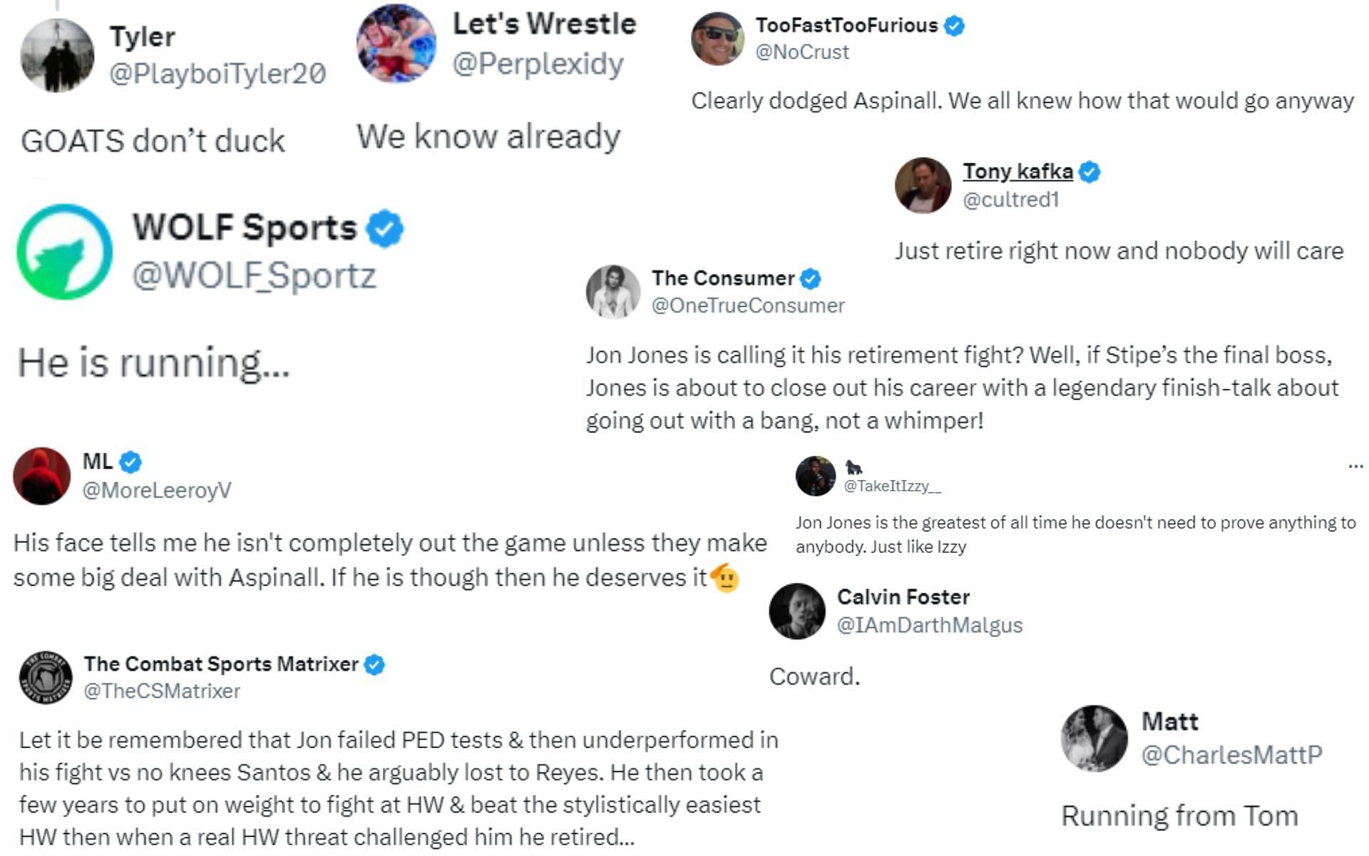 MMA fans react to Jon Jones&#039; comments