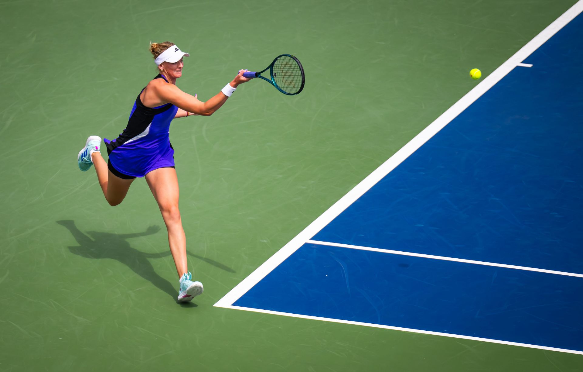 Ashlyn Krueger in action at the US Open (Picture: Getty)