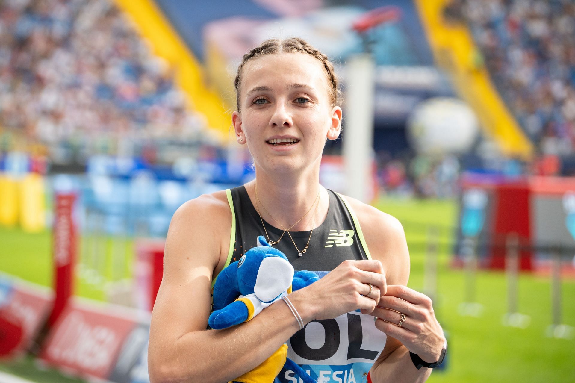 Bol clinched the Women&#039;s 400m hurdles event in Brussels (Image via: Getty Images)