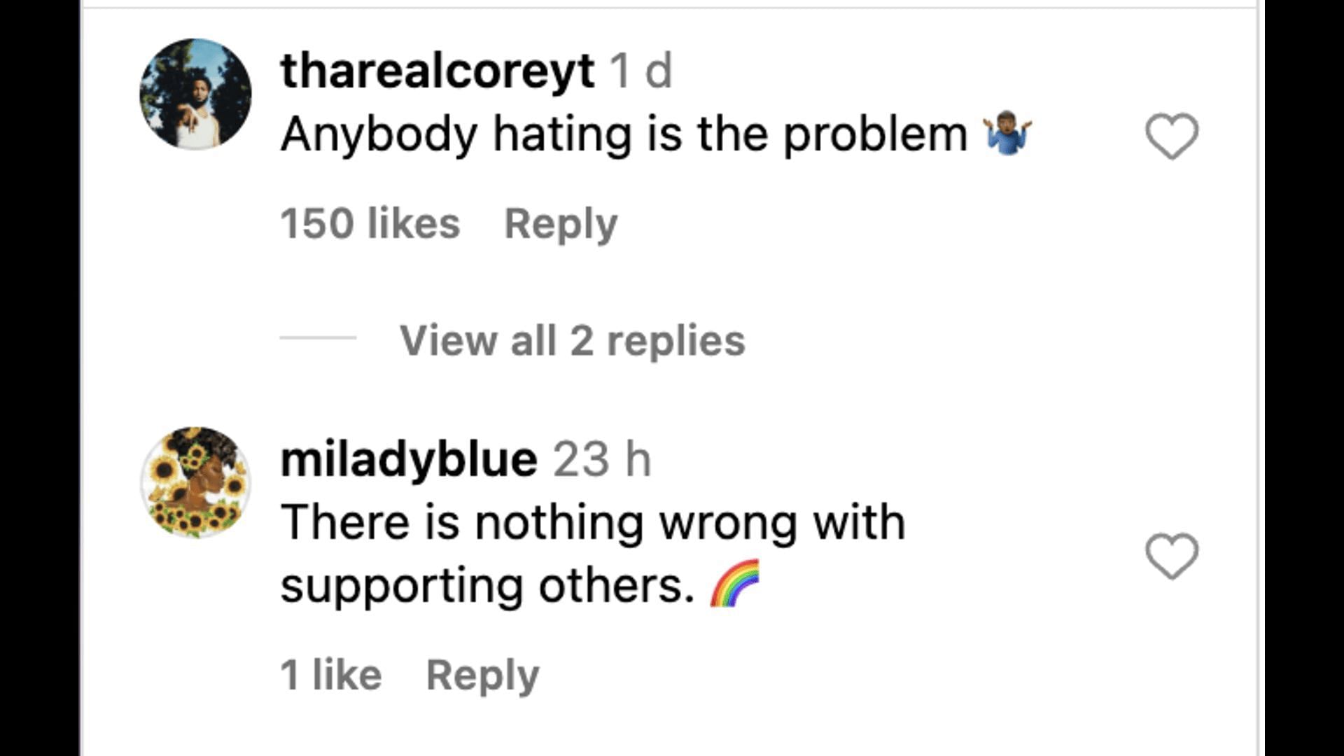 Social media users applauded the rapper for performing at the pride event with true intentions. (Image via Instagram)