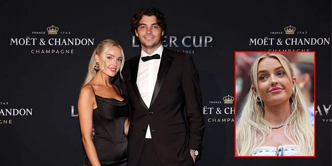Taylor Fritz's girlfriend Morgan Riddle hilariously reacts as he secures a follow from ESPN upon reaching US Open final days after announcing "beef"