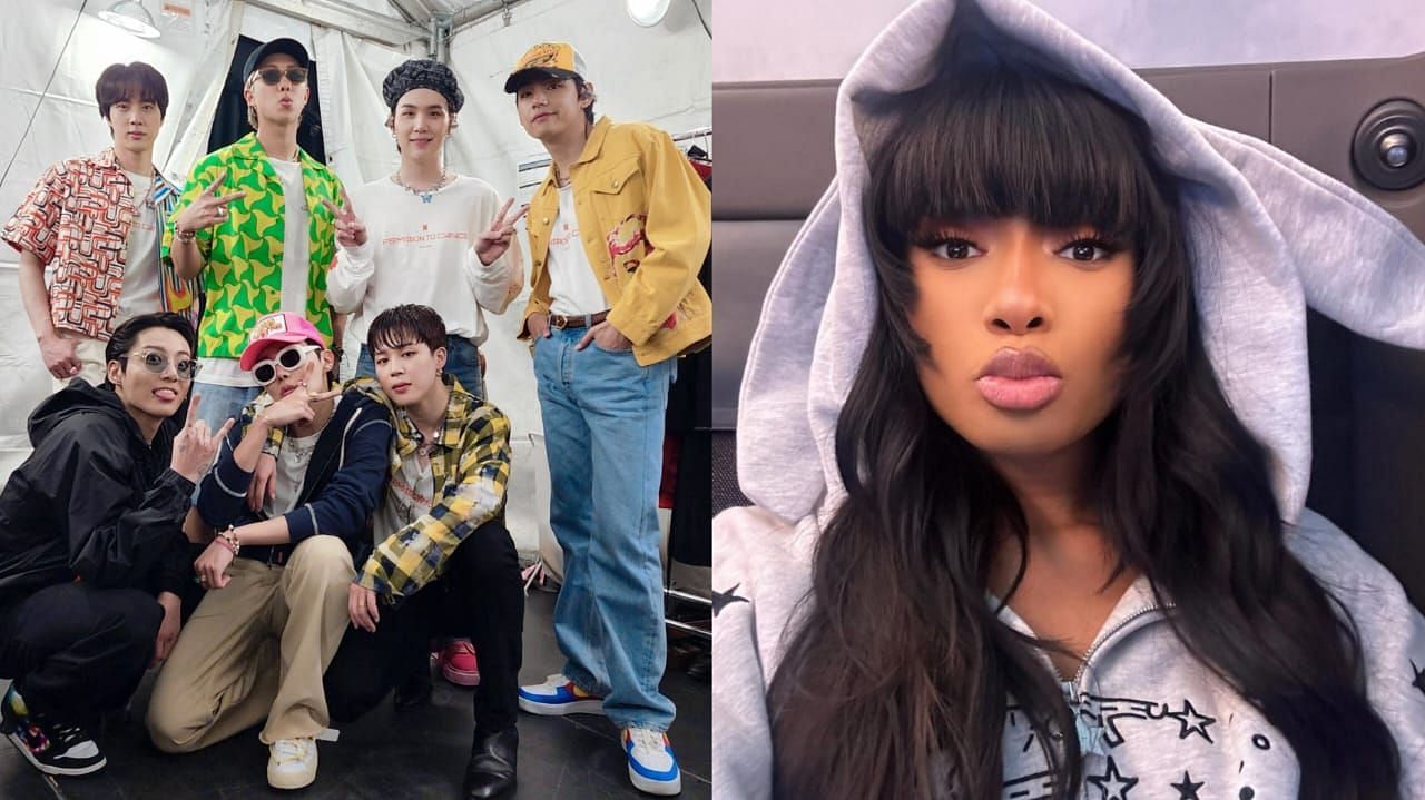 5 best BTS x Megan Thee Stallion moments of all time (Image via @bts_bighit and @theestallion/Instagram)