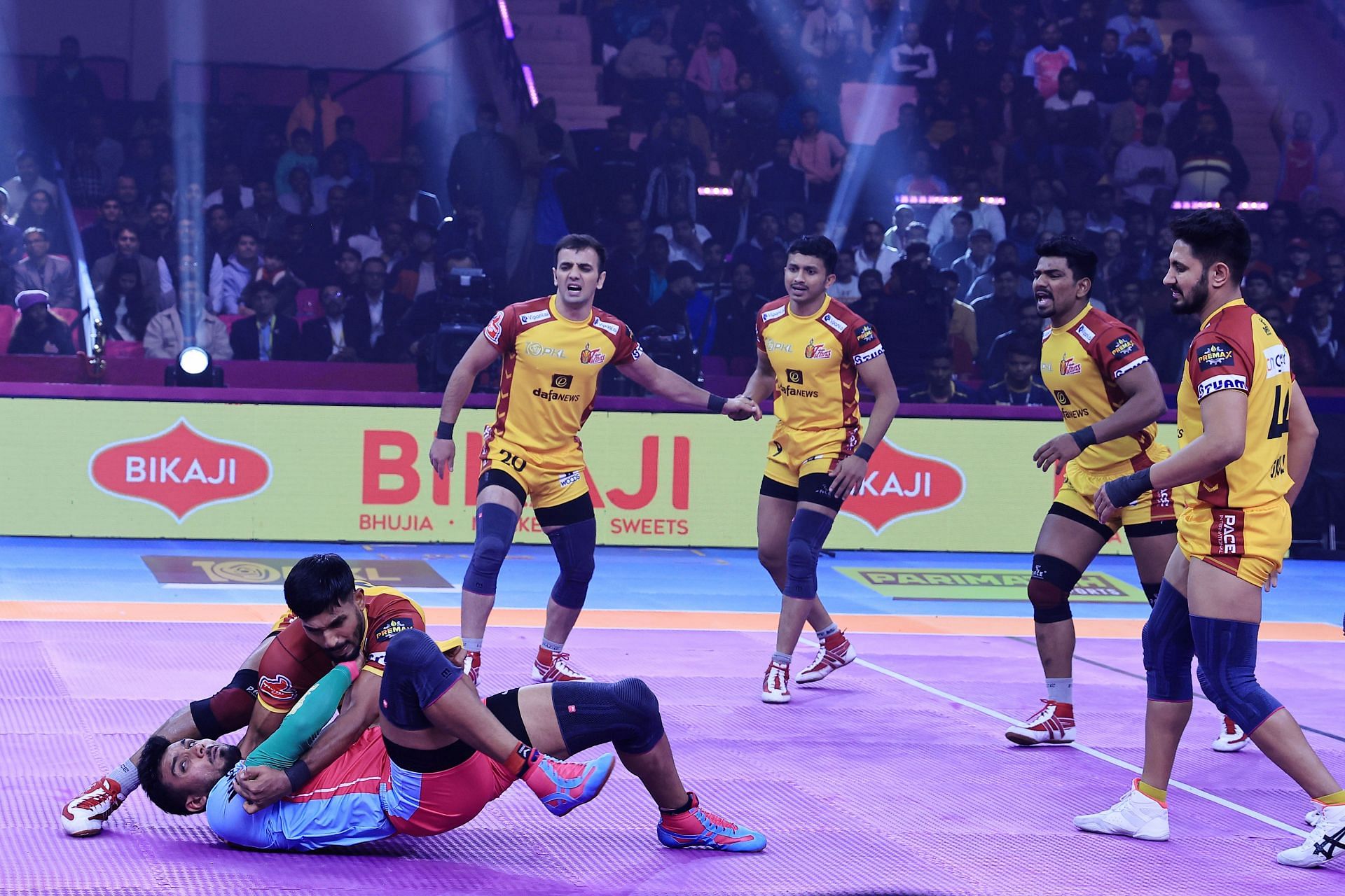 Jaipur Pink Panthers v Telugu Titans - Pro Kabaddi League - Source: Getty