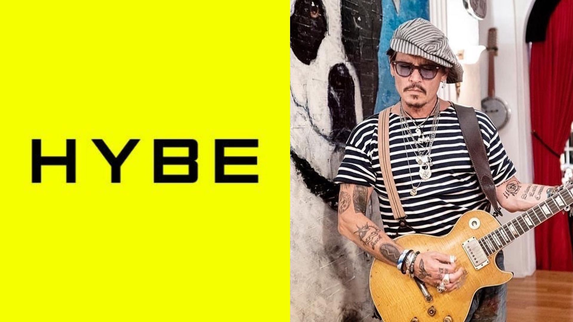 HYBE reportedly acquires US based PR firm known to have worked with Johnny Depp, Justin Baldoni, &amp; more (Images Via X/@hybeofficialtwt, Instagram/@johnnydepp) 