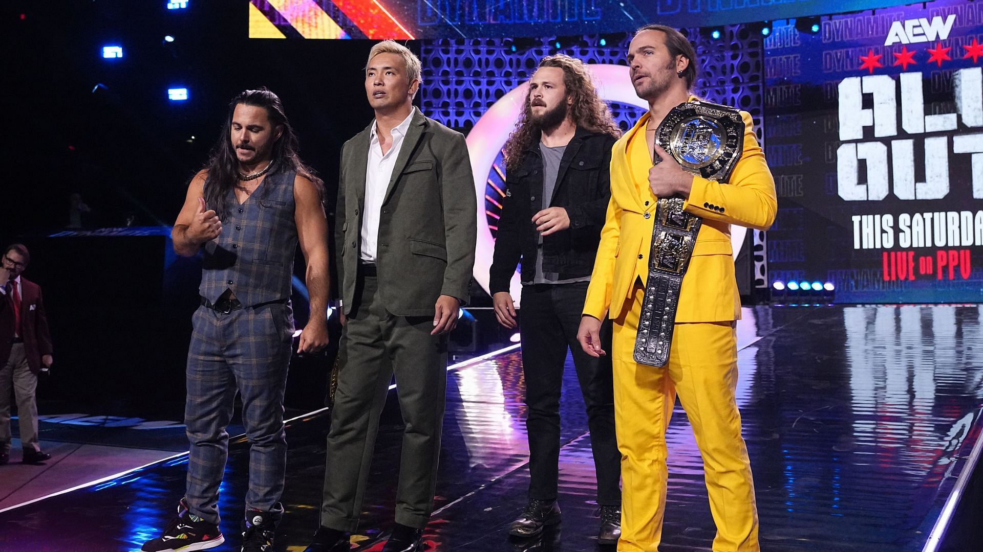 The Elite is one of the top factions in AEW consisting of the Young Bucks, Kazuchika Okada, and Jack Perry [Photo courtesy of AEW