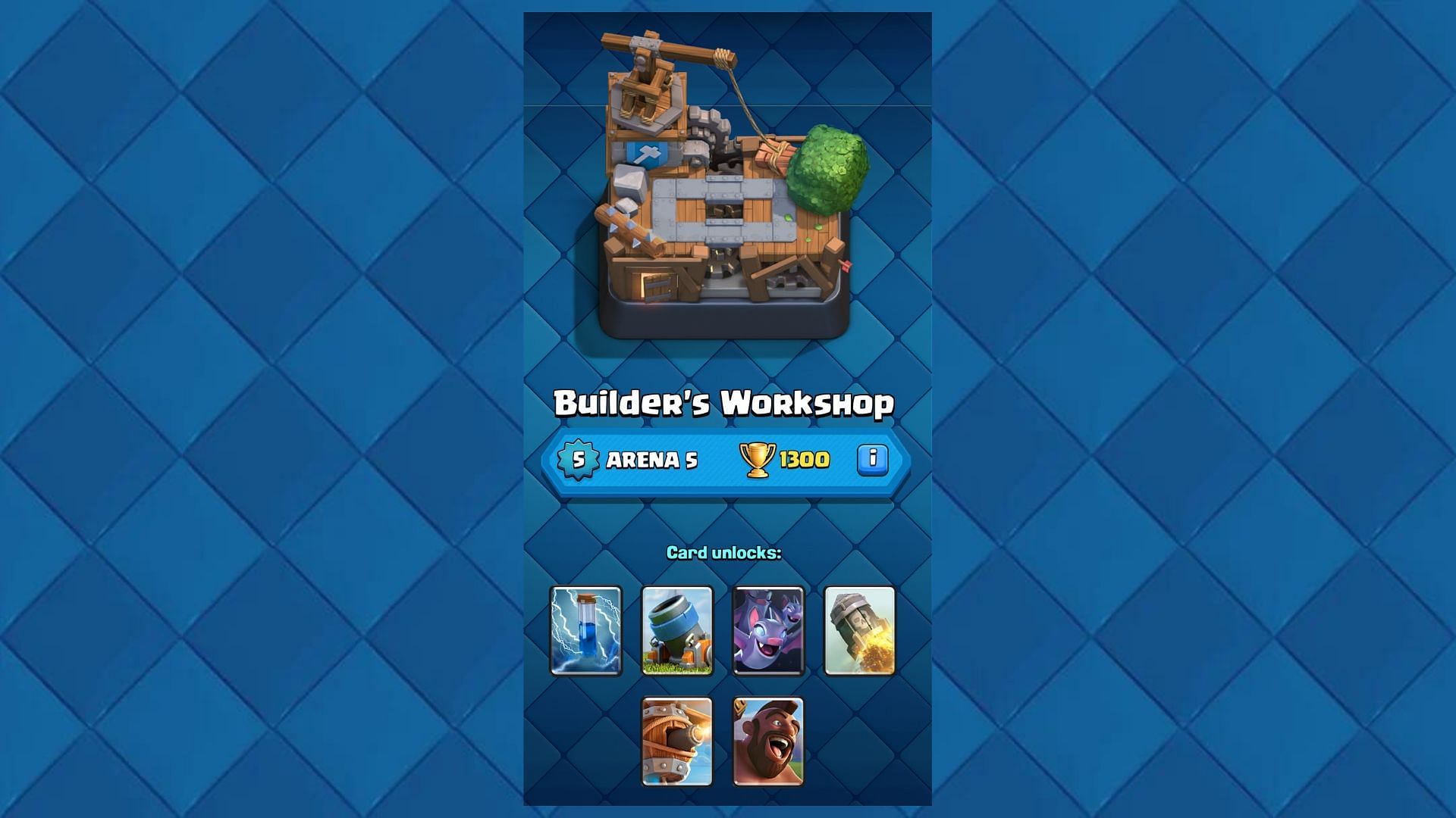 Arena 5: Builder&#039;s Workshop (Image via Supercell)