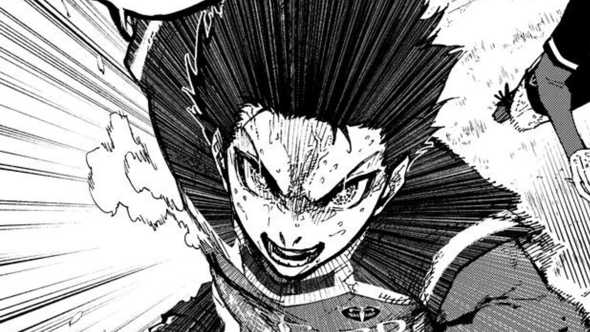 Yoichi Isagi as seen in the Blue Lock manga (Image via Kodansha)