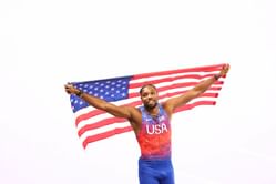 "Almost like a Thanos moment" - Noah Lyles pulls a classic Marvel reference to describe his moment of glory after winning 100m at Paris Olympics