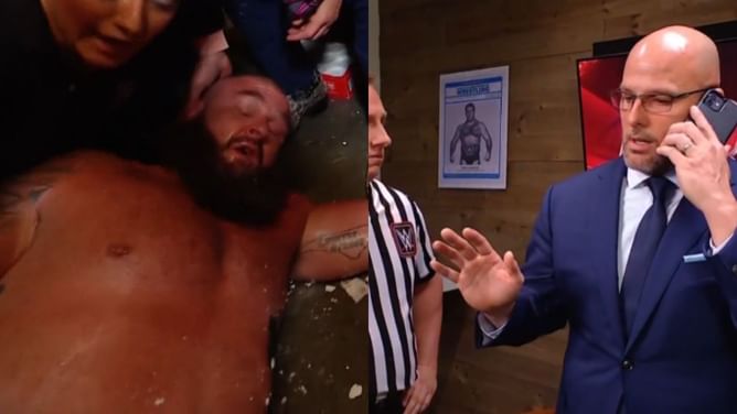 Adam Pearce & doctors concerned after two superstars are severely injured; Braun Strowman and another star being checked