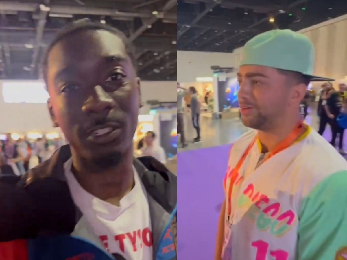 BruceDropEmOff roasts Mizkif during TwitchCon 2024 (Image via X/Mizkif)