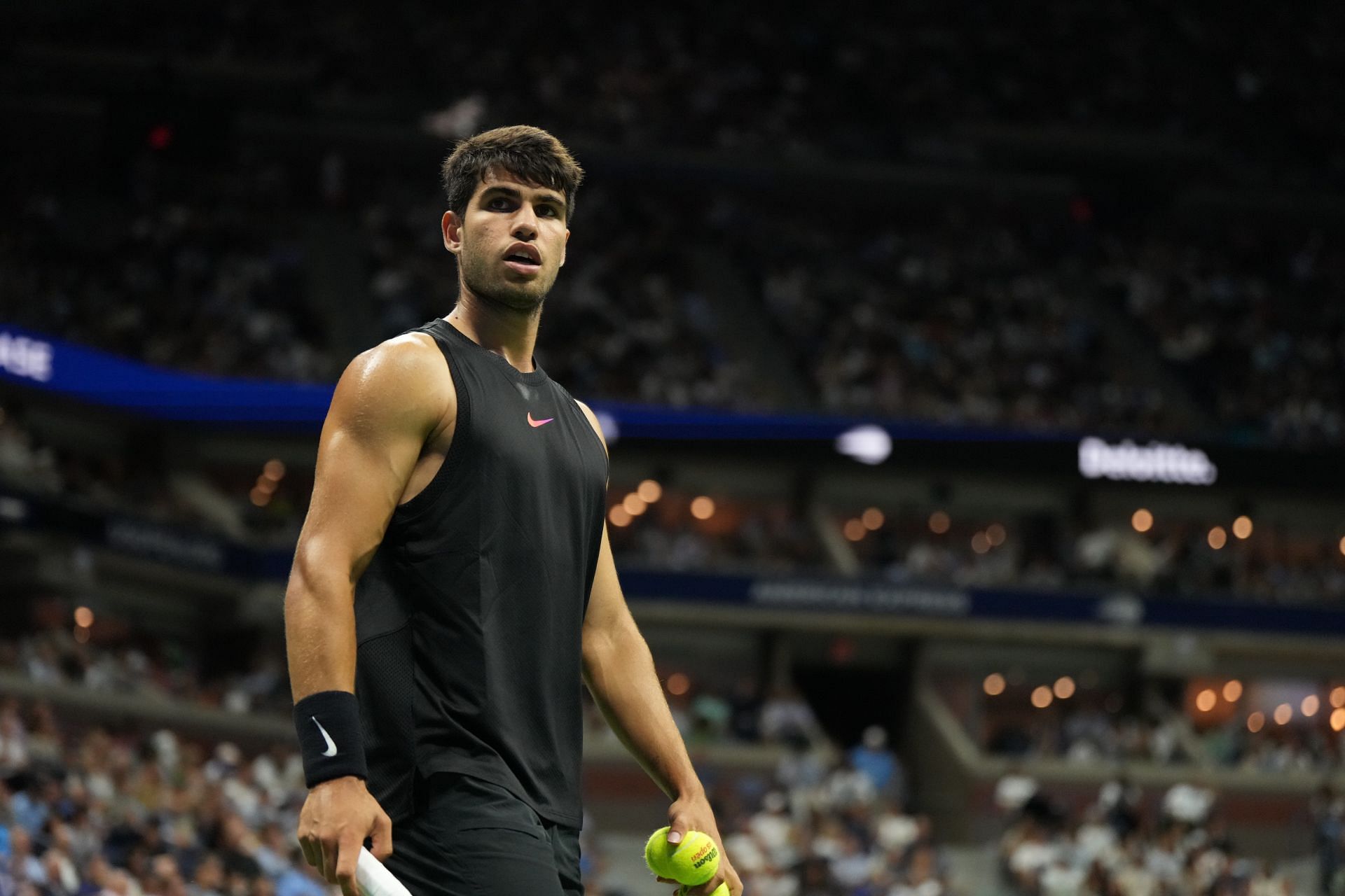 Carlos Alcaraz at the US Open 2024. (Photo: Getty)