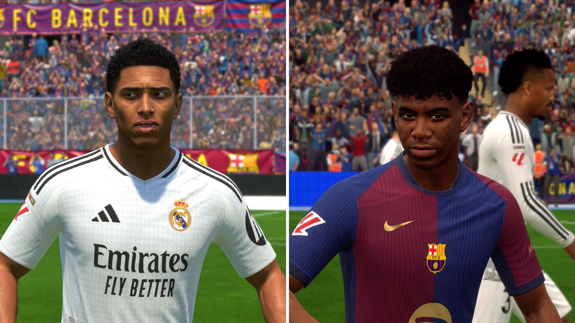 Jude Bellingham and Lamine Yamal have one of the highest potentials in EA FC 25 (Image via EA Sports)