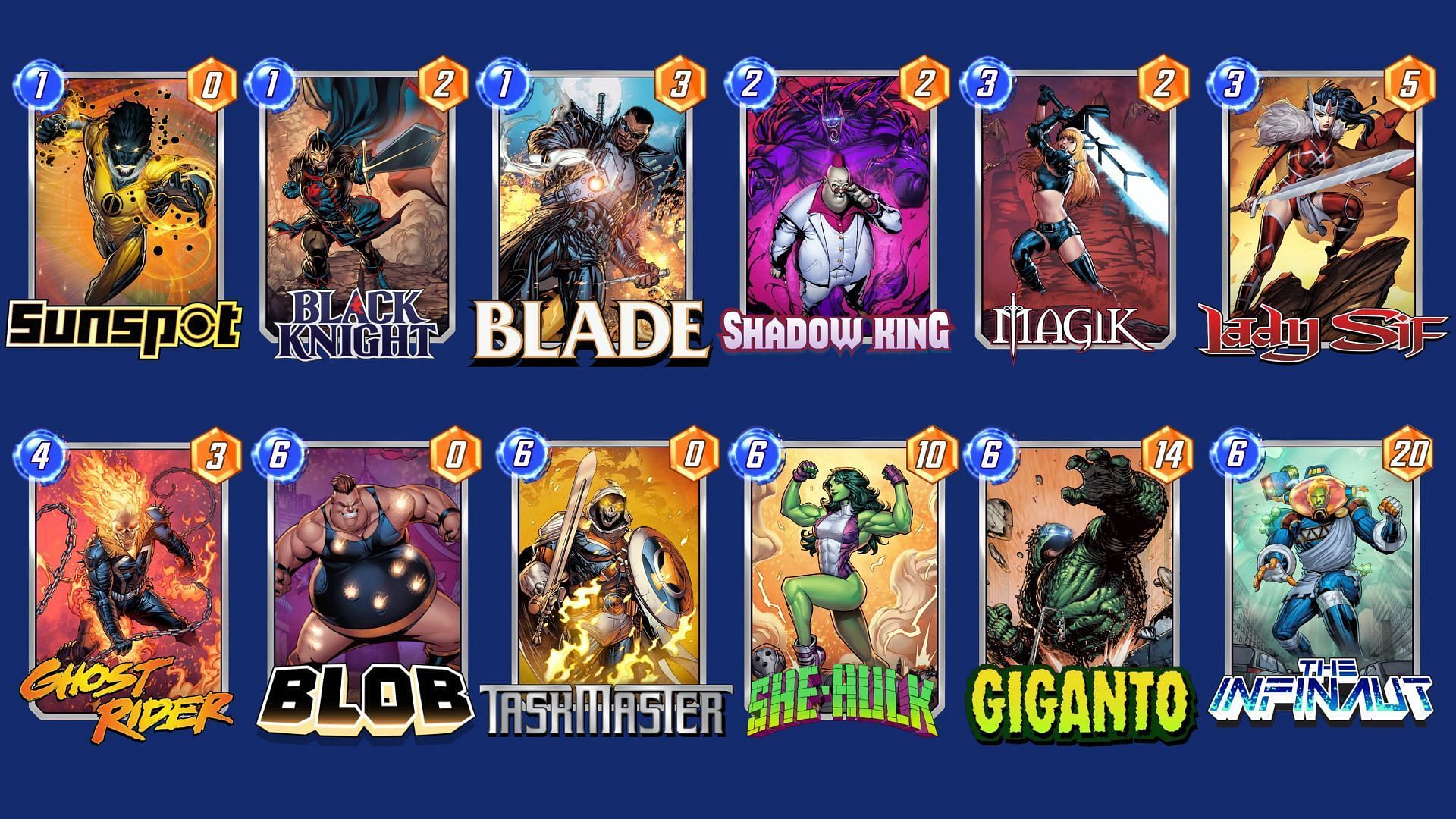 The Double Blob Deck in Marvel Snap (Image via Nuverse)