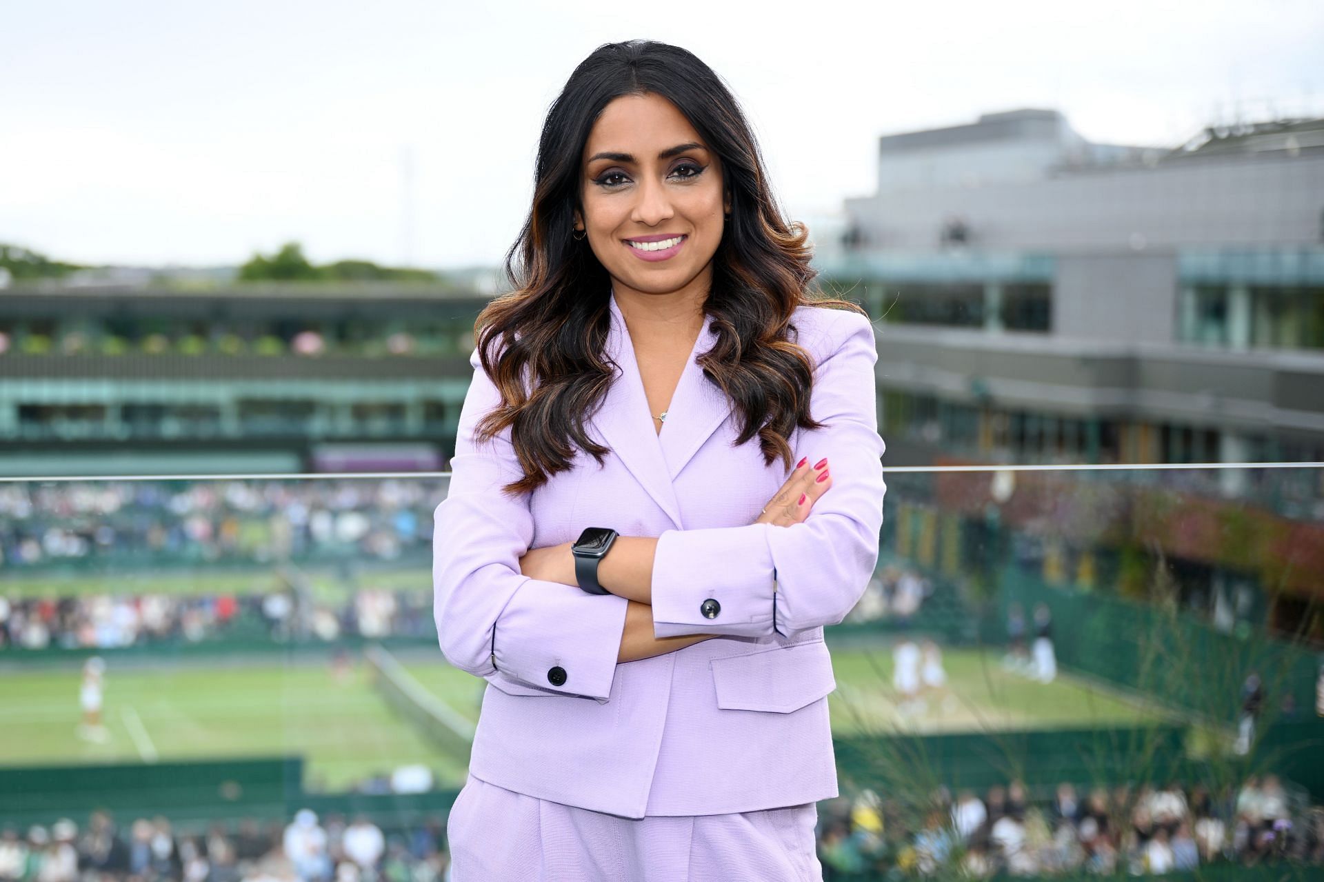 Celebrity Sightings At Wimbledon 2024 - Day 8 - Source: Getty