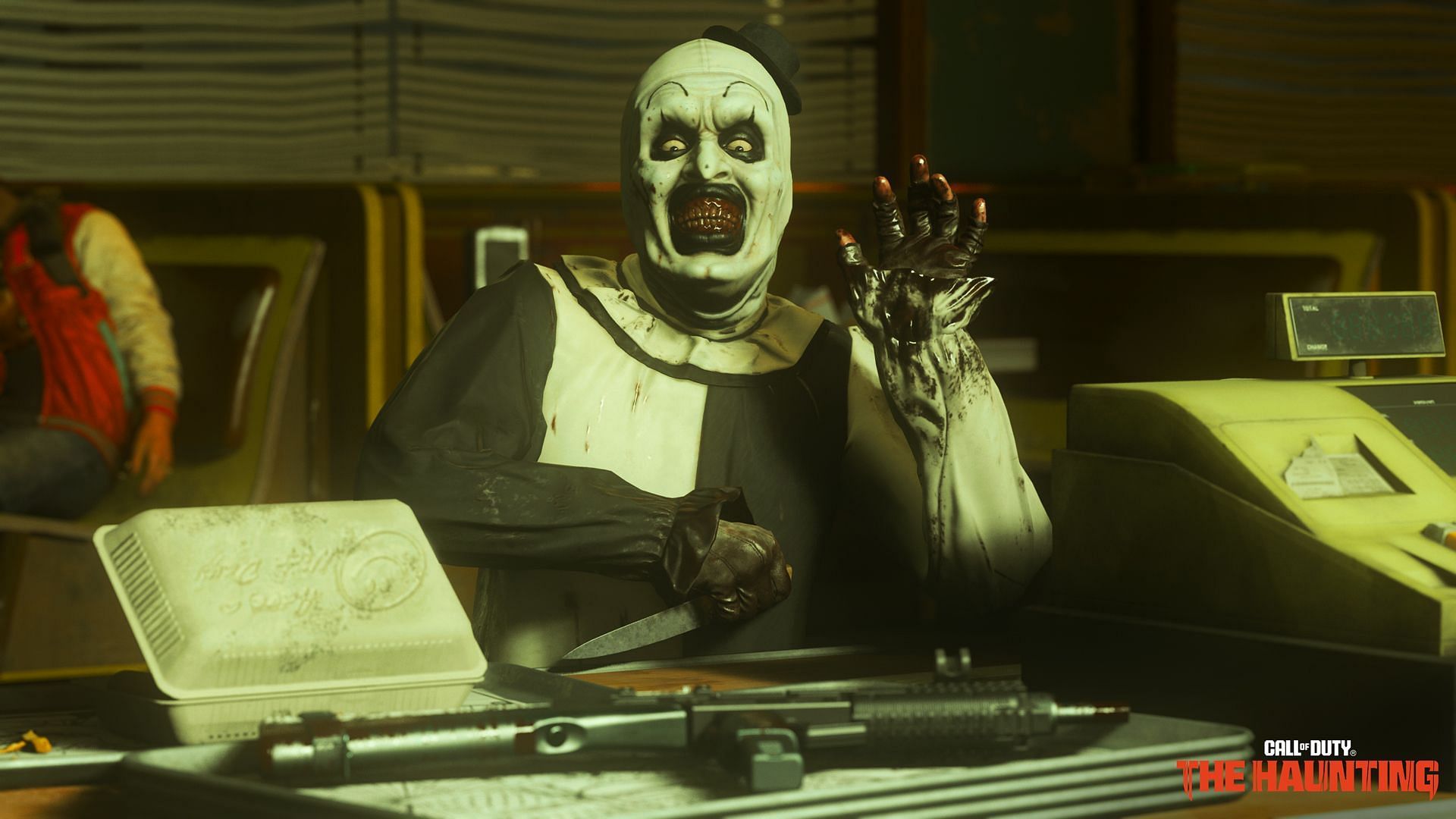 Operator skin Art the Clown in Warzone and MW3 (Image via Activision)