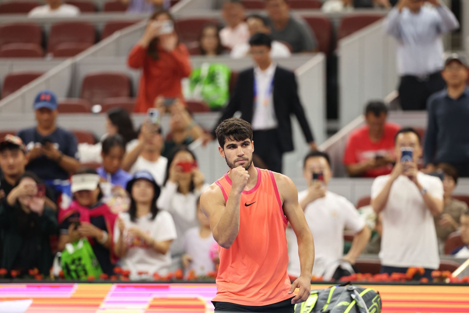 Carlos Alcaraz is playing in his first Tour event since the US Open. (Source: Getty)