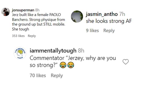 Fans' comments about Jerzy Robinson on her SLAM Summer Classic games