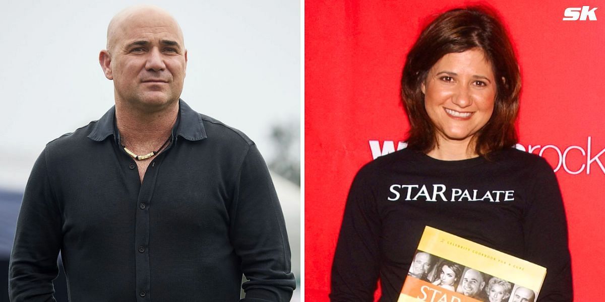 Andre Agassi (L) and his sister Tami (R) (Source: Getty)