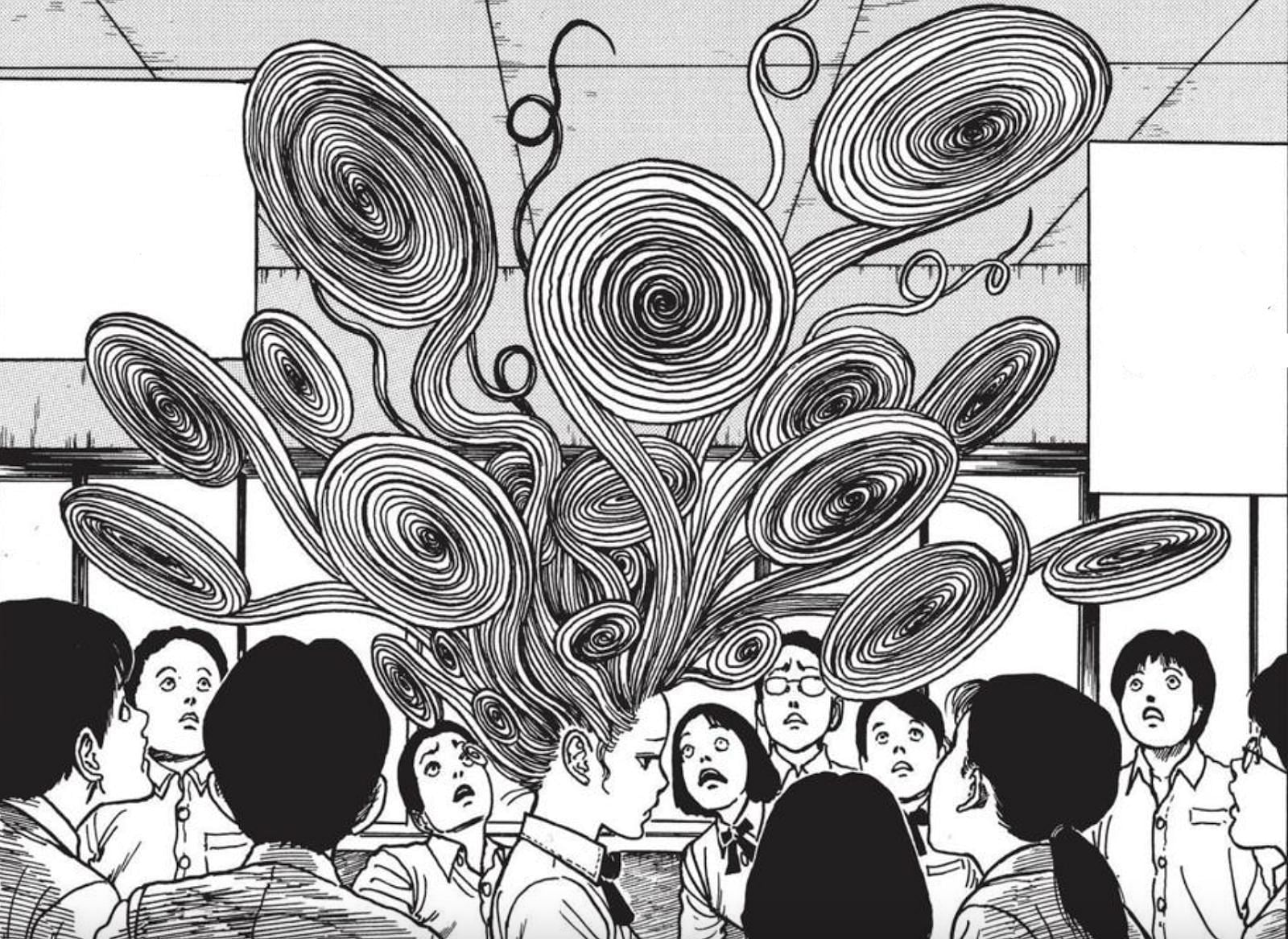 Why did Kirie cut her hair in Uzumaki?