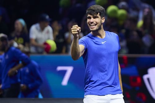 Carlos Alcaraz at the 2024 Laver Cup (Source: Getty)