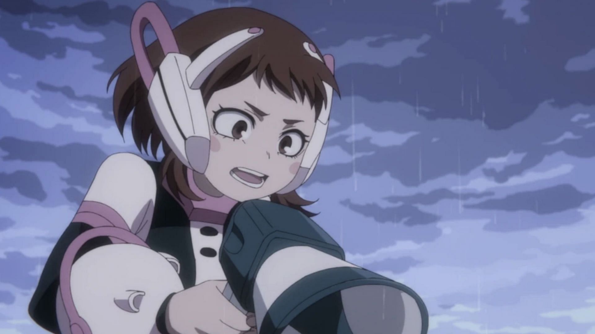 Ochaco Uraraka as seen in anime (Image via Studio Bones)