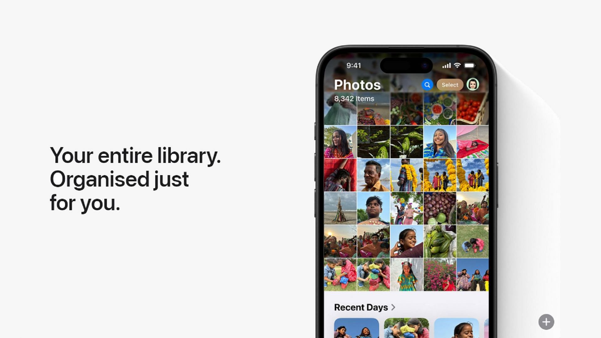 iOS 18&#039;s new Gallery (Image via Apple)