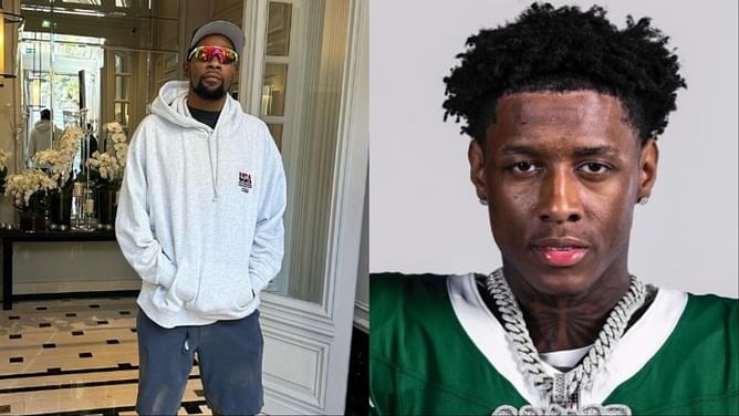 "It's lowkey cheating for real" - Former NFL DROTY gets salty after Kevin Durant crushes him in NBA 2K25