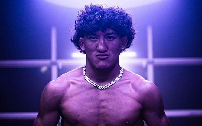 Teen UFC star Raul Rosas Jr. shows off massive namesake back tattoo on TikTok following win at 'The Sphere'