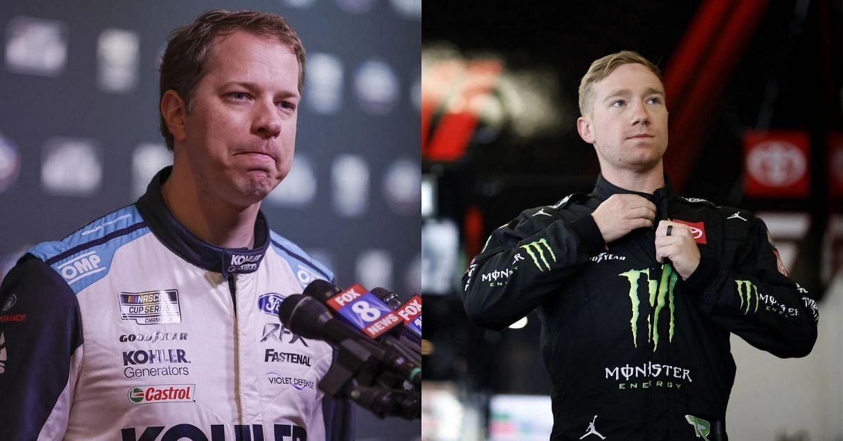 Brad Keselowski (L) highlights Tyler Reddick&rsquo;s (R) response to having a shot at first NASCAR title (Image: Getty)