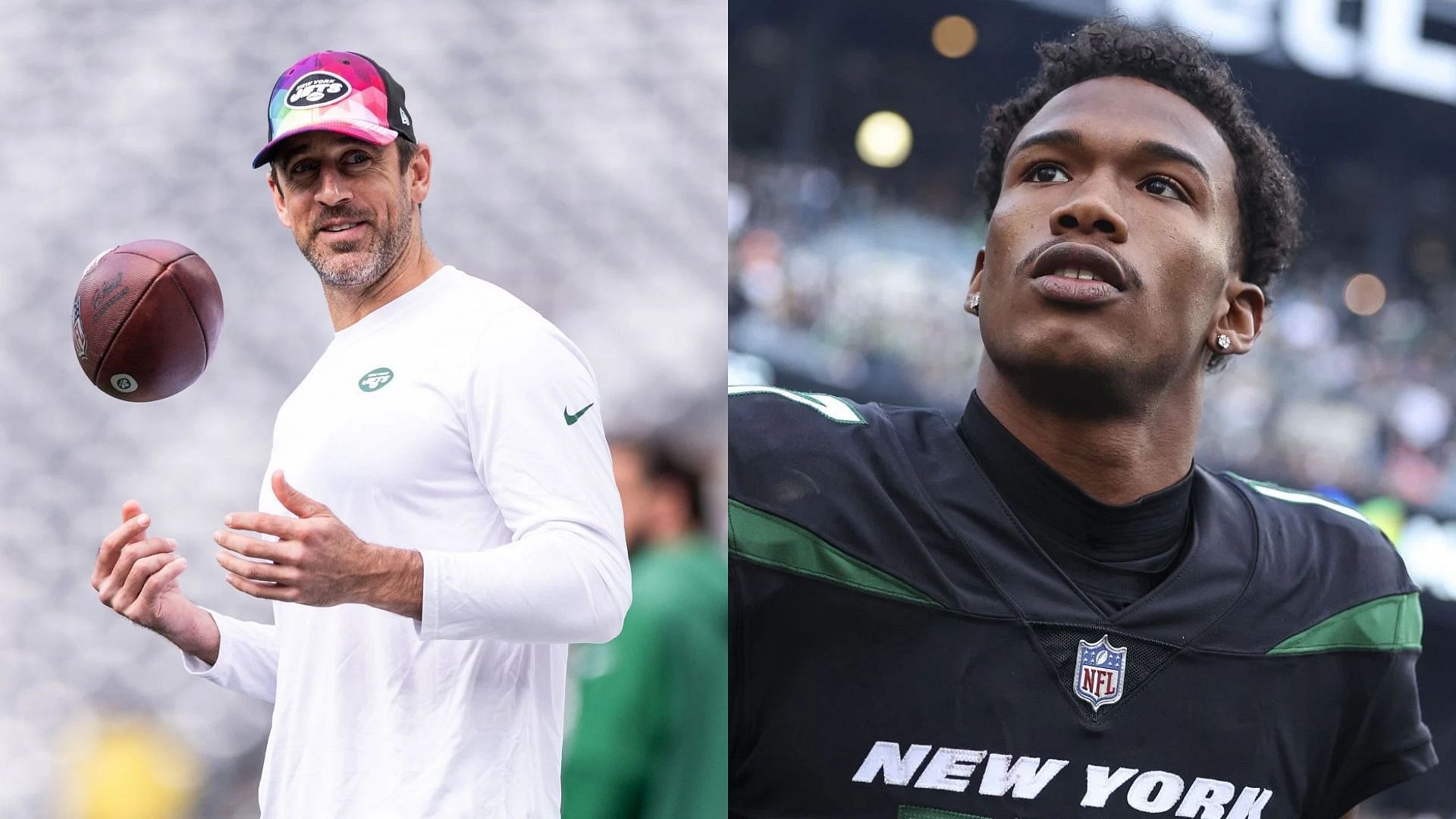 Garrett Wilson and Aaron Rodgers set up the Jets