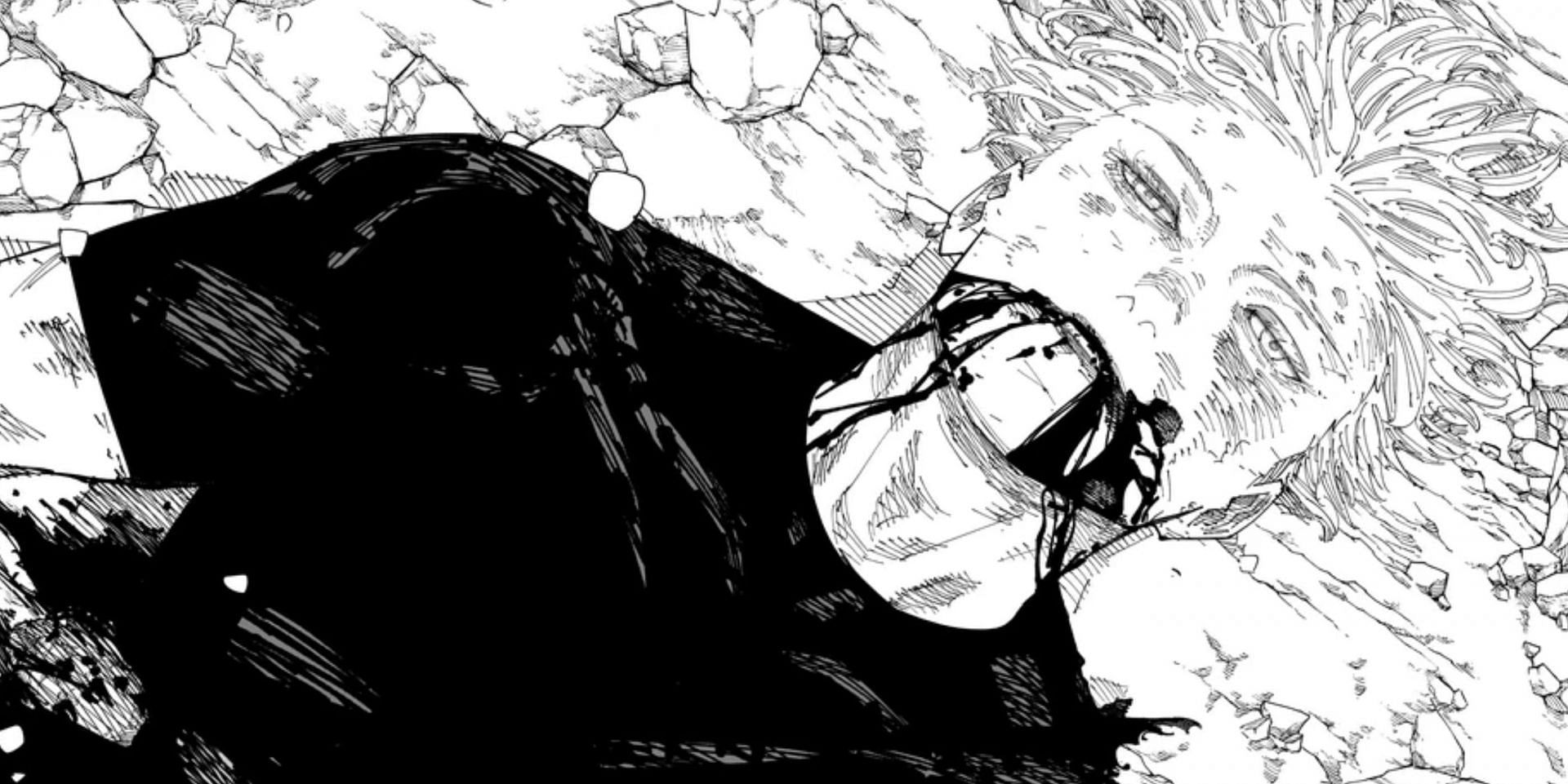 Gojo Satoru as seen in manga (Image via Viz Media)