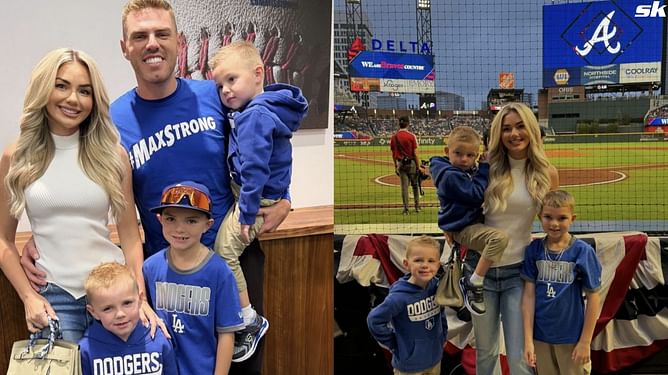 WATCH: Freddie Freeman's wife Chelsea documents emotional milestone as son Max takes first steps following months of paralysis