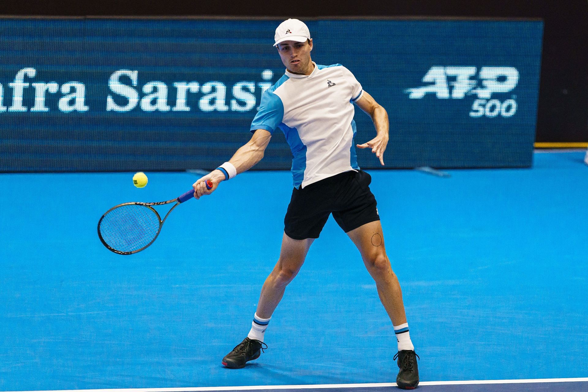 Christopher O&#039;Connell at the Swiss Indoors 2023. (Photo: Getty)