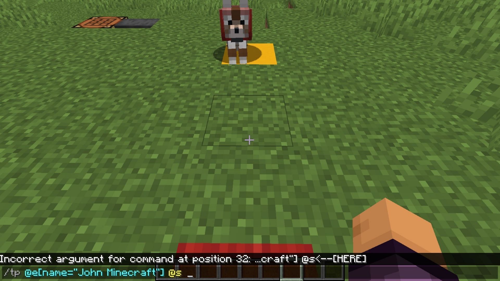 Naming the pet same as the mob name will teleport all the mobs to you (Image via Mojang Studios)