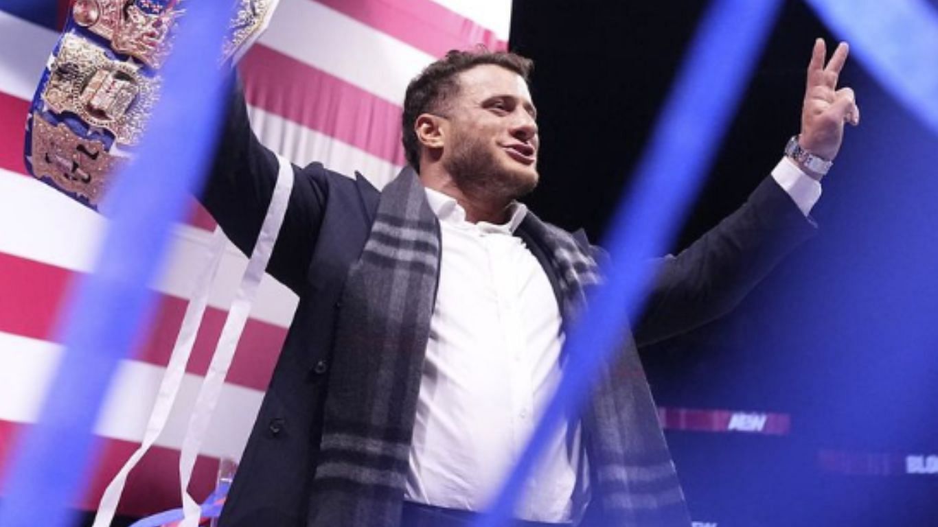 MJF is a former AEW World Champion [image credits: MJF